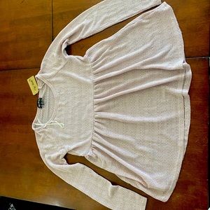 Buttery soft ruffled blouse